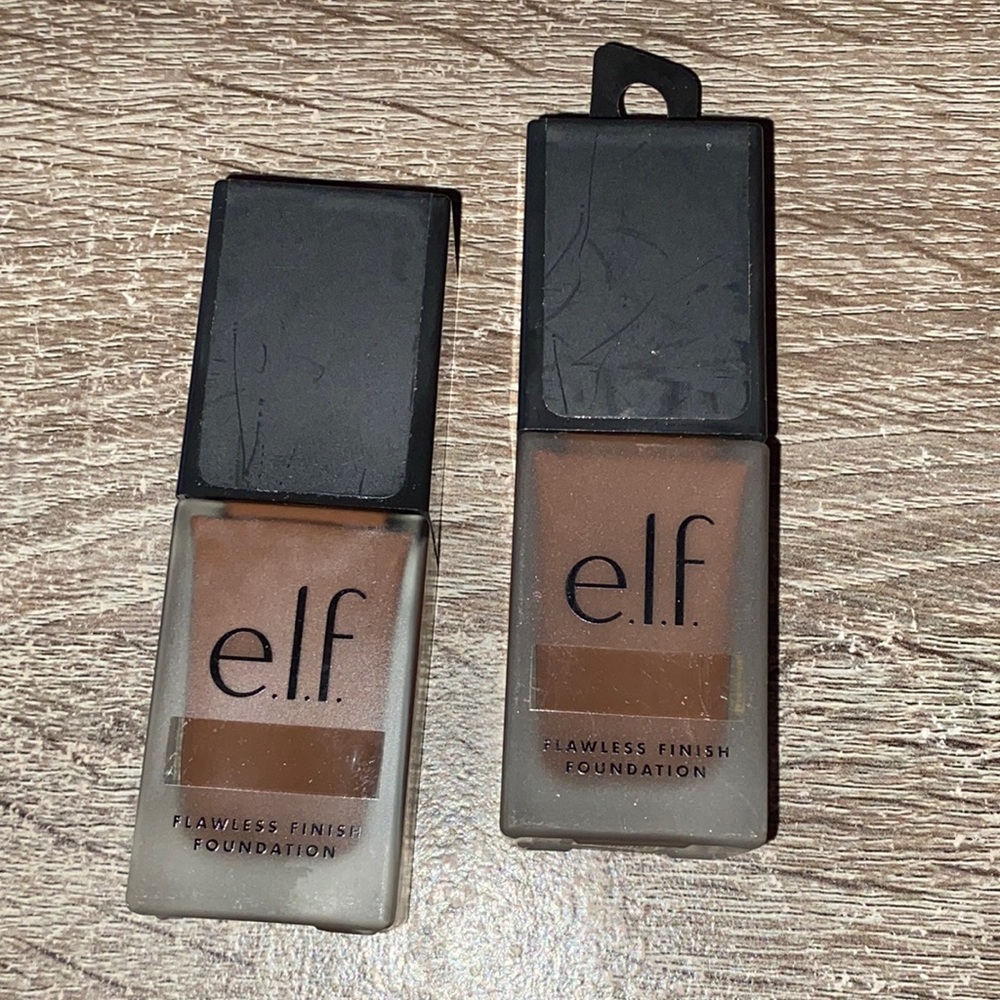e.l.f ELF Flawless Finish liquid Foundation #630 MOCHA Cool Red Undertones 2PK